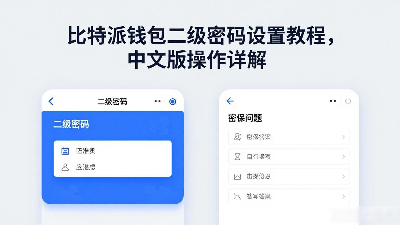 比特派钱包App安全中心二级密码设置_比特派钱包App二级密码找回流程_如何在比特派钱包app中文版中配置二级密码