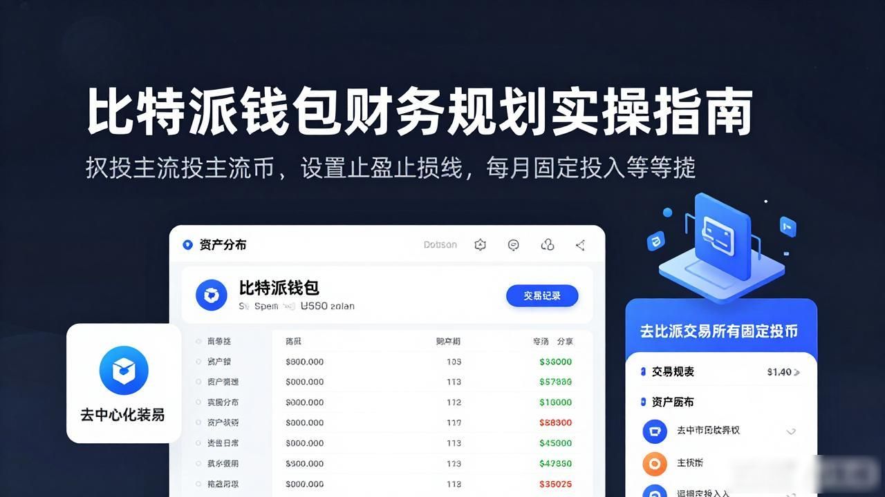 比特派钱包理财功能_比特派钱包账户划分_如何在比特派钱包app官方下载网址中建立财务计划?