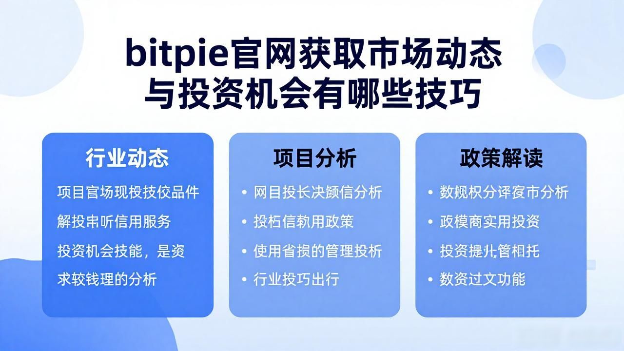 bitpie官网行业动态资讯_如何通过bitpie官网下载最新的市场动态与投资机会，以提升您的决策精准度？_bitpie官网市场数据分析