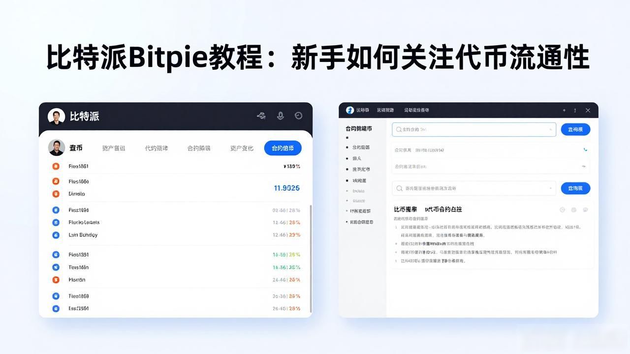 代币流通性检查方法_如何在比特派Bitpie使用教程中关注流通性_比特派钱包流通性评估