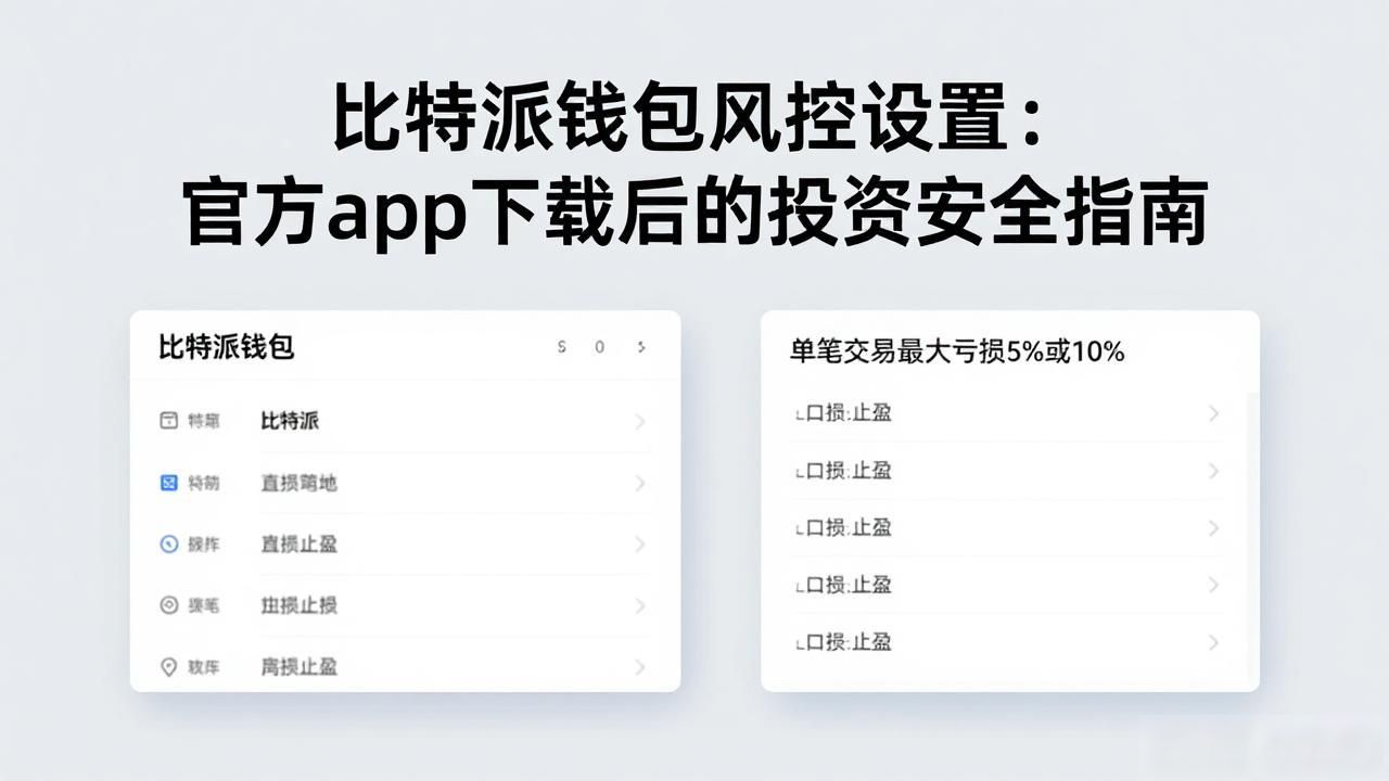 如何在比特派钱包下载官方app中设置投资风控？_比特派钱包安全设置_比特派钱包投资风控