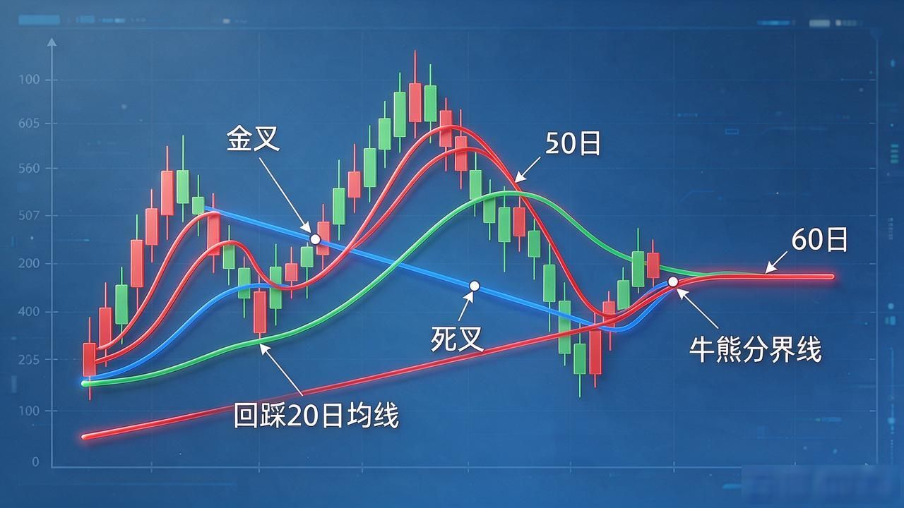 K线形态定方向_均线系统划区间_数字货币如何看图买卖