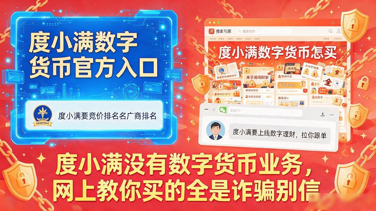 度小满数字货币是骗局吗_度小满官方没有数字货币业务_度小满数字货币怎买