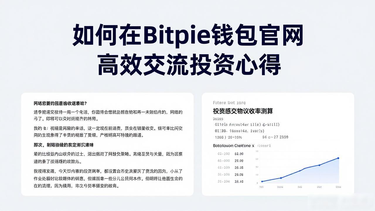 Bitpie钱包信息获取效率_如何在Bitpie钱包app官网进行有效投资交流？_Bitpie钱包社区活跃度
