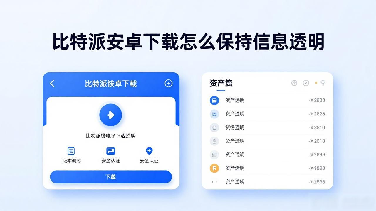 比特派钱包安卓下载官方渠道_如何在比特派钱包安卓版下载中维护信息透明？_比特派钱包功能透明度展示