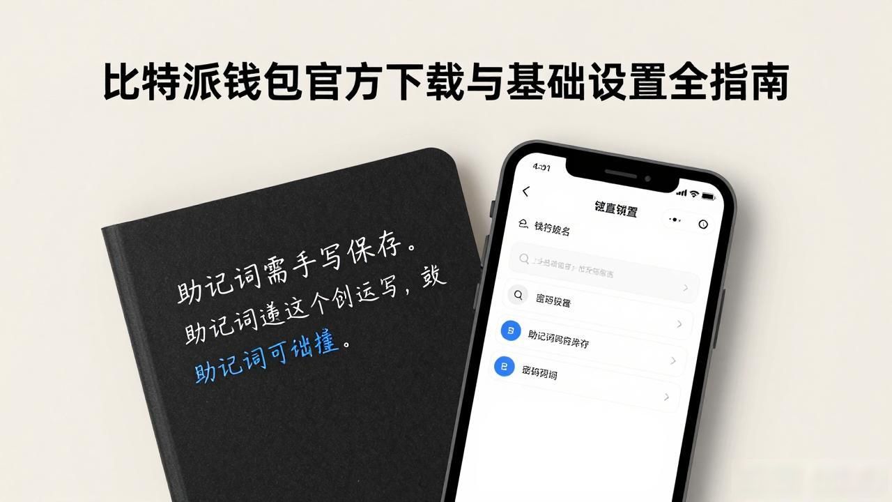 比特派钱包助记词安全存储_如何通过比特派钱包app官方下载最新版本进行基本设置？_比特派钱包官方下载