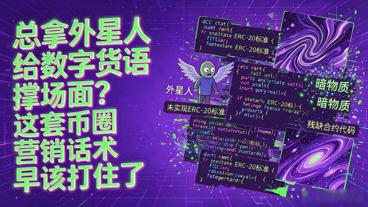 外星加密协议融资骗局解析_干币圈七年见闻离谱项目路演PPT_数字货币与外星人