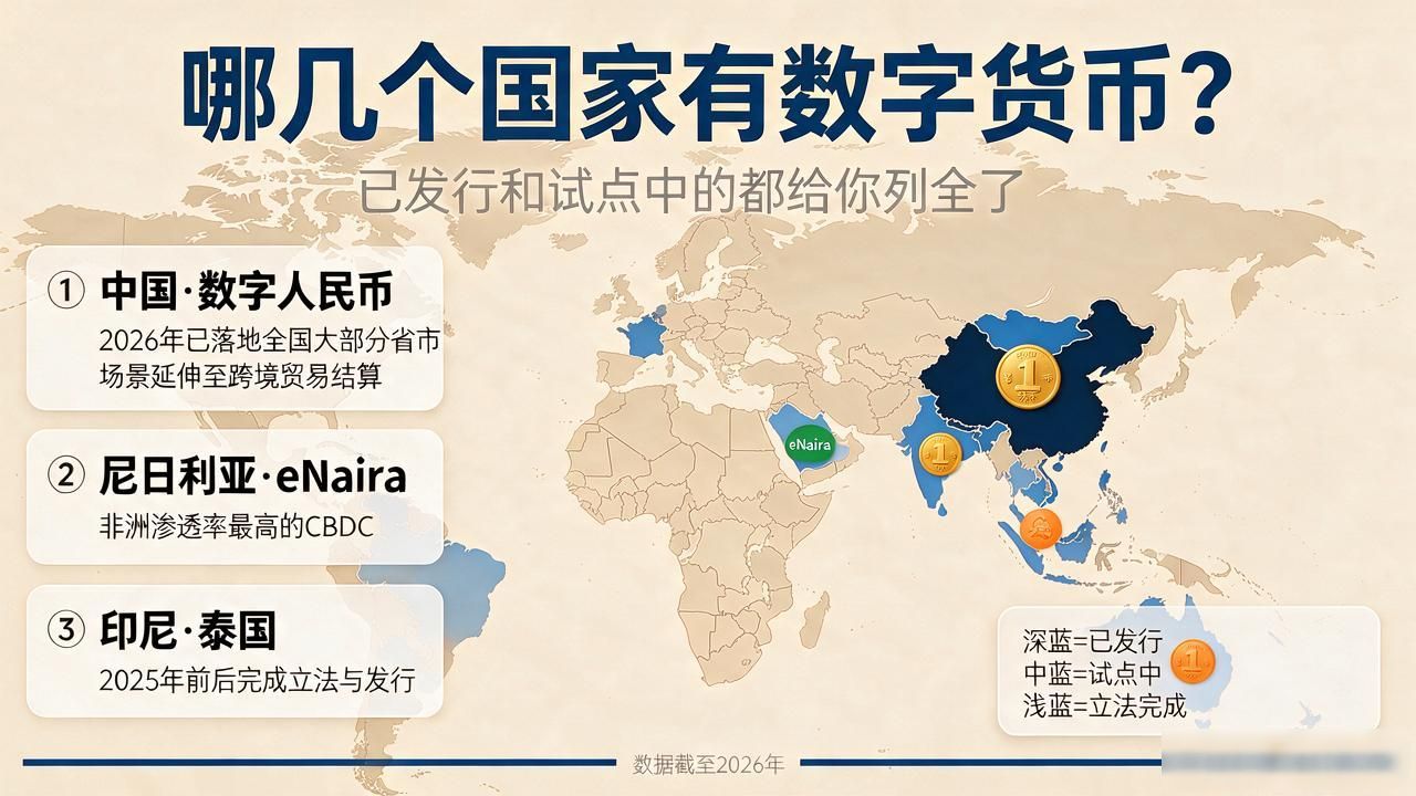 全球央行数字货币落地速度_哪几个国家有数字货币_亚洲非洲加勒比欧洲CBDC发展