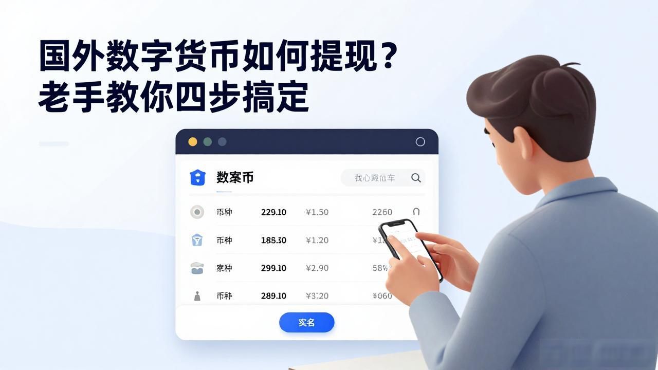 海外炒币提现流程_国外数字货币如何提现_数字货币提现到法币的方法