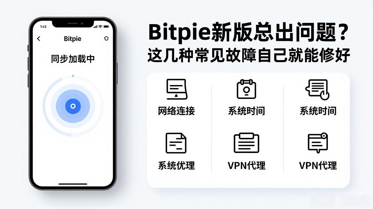 Bitpie钱包同步慢余额不对处理_如何应对Bitpie最新版本的常见问题？_Bitpie常见问题解决