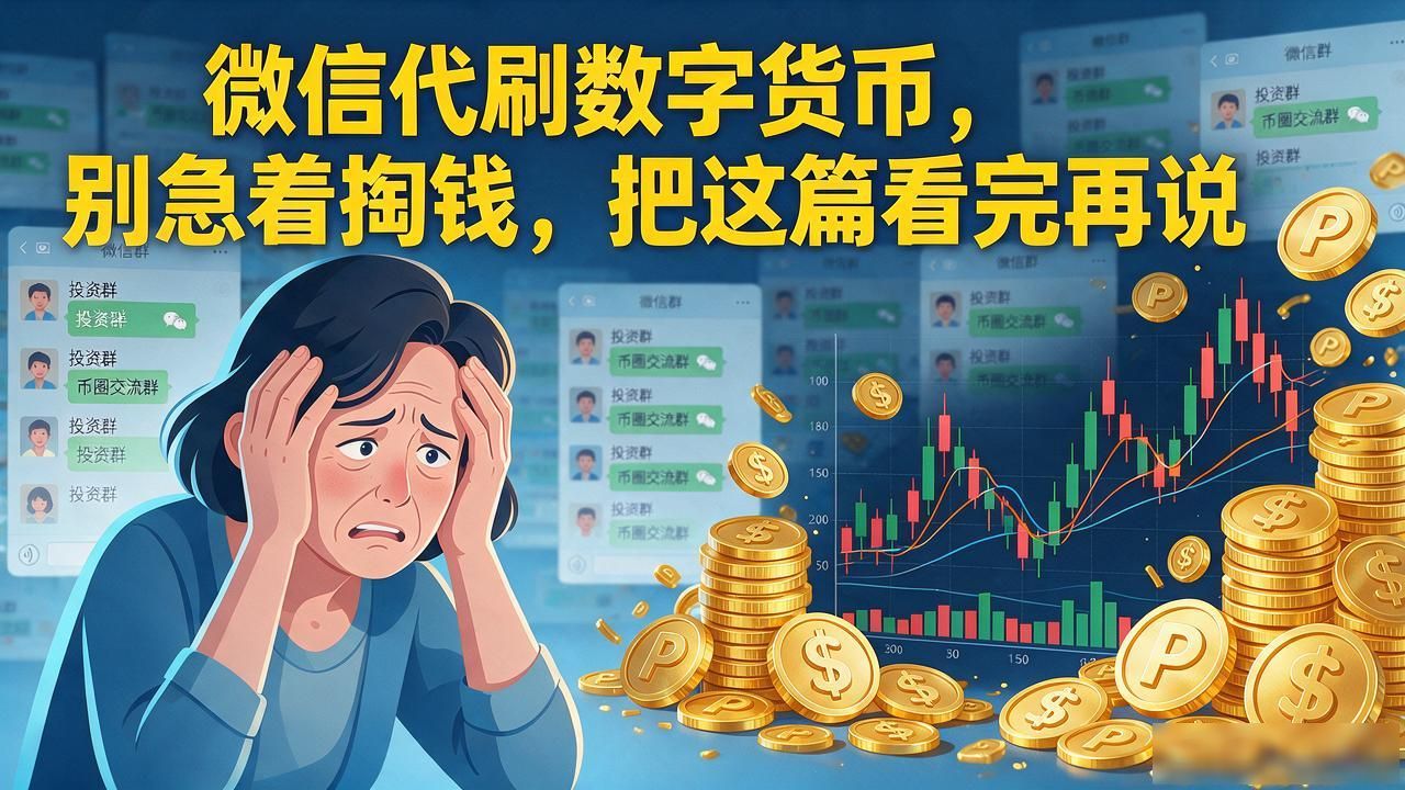 微信代刷数字货币骗局_微信代刷数字货币_资金盘识别方法