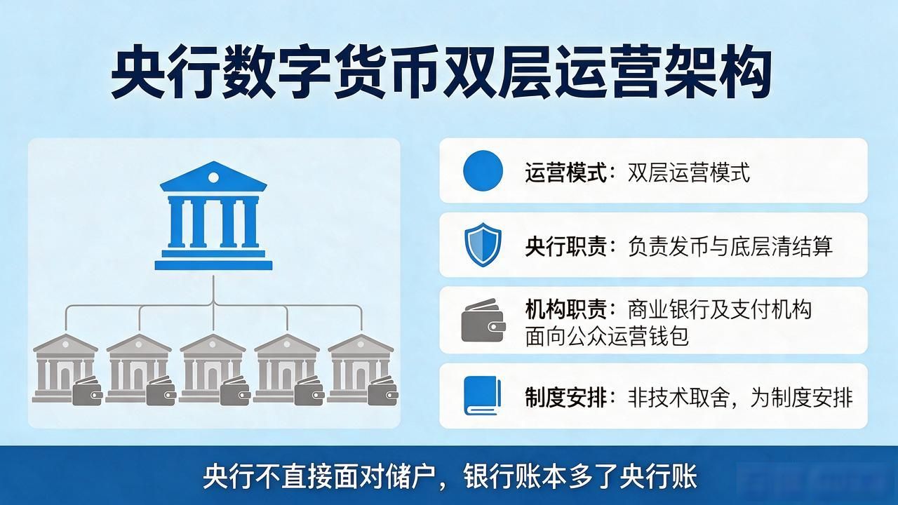 数字人民币双层运营模式架构解析_数字货币央行理论_央行数字货币理论核心与货币发行权