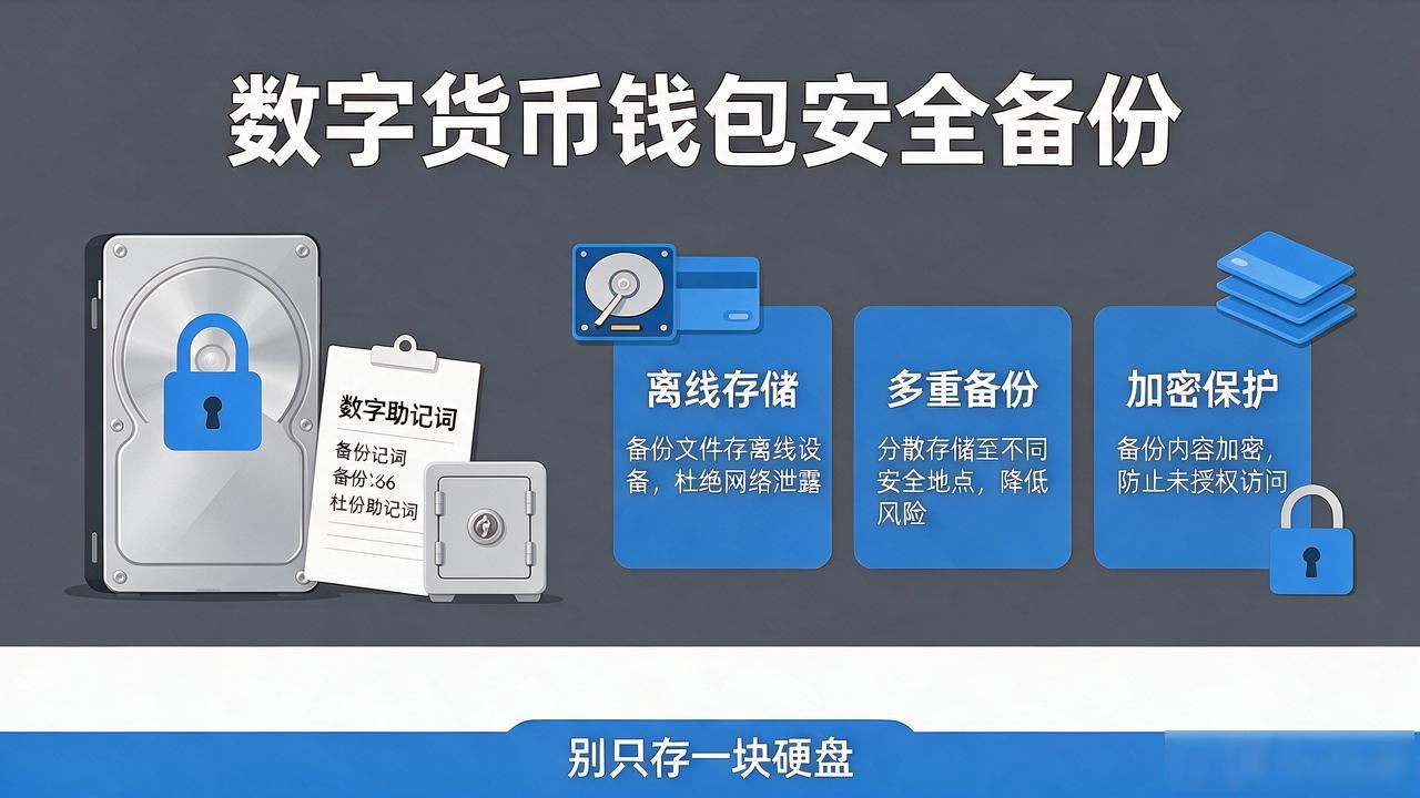 助记词私钥存储安全_数字货币怎么放到硬盘_数字货币钱包备份