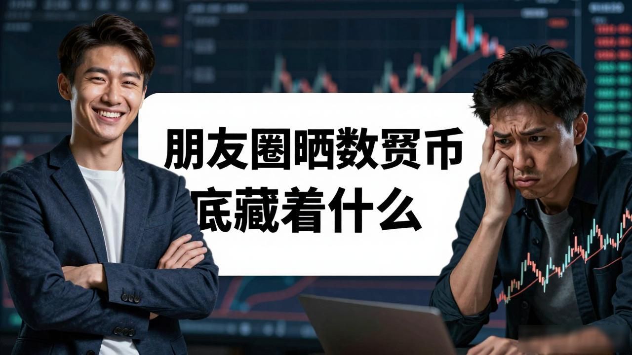 朋友圈晒数字货币_社交媒体投资误导_数字货币投资晒图陷阱