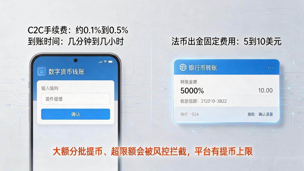 用数字货币怎么取钱的_C2C交易法币出金流程_数字货币提币到银行卡