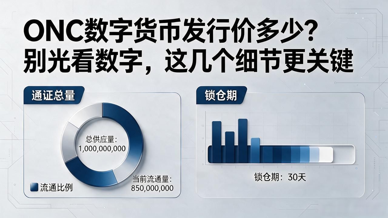 代币经济学_ONC数字货币发行价逻辑_ONC数字货币发行价